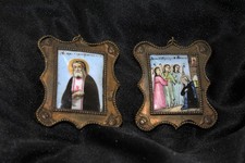 2 x Russische Ikone, Email