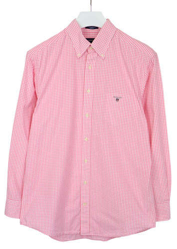 Camicia gant gingham - gant, popeline