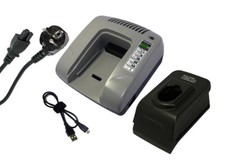 Caricabatteria grigio per