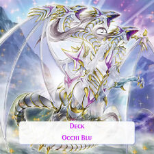 Yu Gi Oh Yugioh! Deck Mazzo Occhi Blu Drago Spirito Finale Argento Bianco