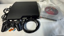 Sony Playstation 3 Slim Nera 120GB CECH-2001A Testata IOB con 6 giochi