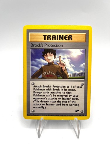 Carta pokemon brock - carta,