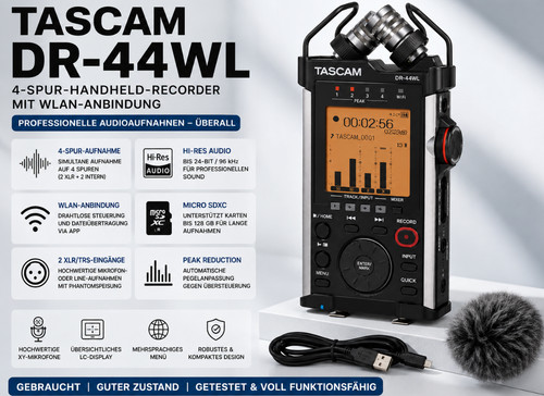 Tascam 44wl registratore - tascam, dr-44wl