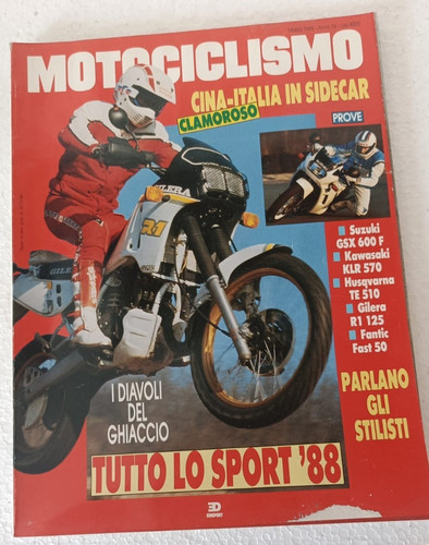 Motociclismo 1988 gilera - 3,