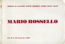 Mario ROSSELLO. Brochure della