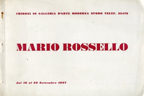 Mario rossello brochure della - brochure,