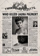 Twin Peaks Newspaper Poster