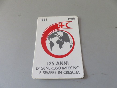 Adesivo croce rossa - rossa, italiana