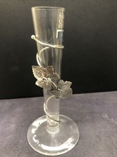 vasetto in vetro con argento 925 microfusione