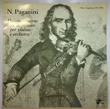 EBOND Paganini - Quinto Concerto In la Minore Vinile - Angelicum - V105128