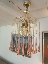 Lampadario a goccia vintage in