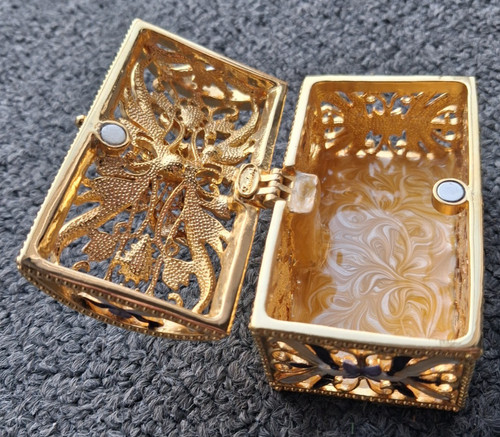 Trinket box brass - trinket,