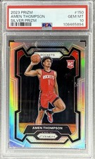 2023 PANINI PRIZM SILVER PRIZM #150 AMEN THOMPSON ROOKIE RC PSA 10 ?