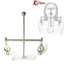 Estrattore PINZETTE tira Capezzoli Sadomaso INTIMO SEXY BASE TRASPARENTE BDSM