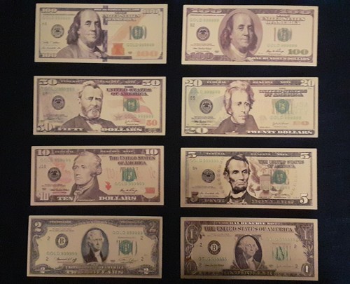 Banconote americane dollari - 8,