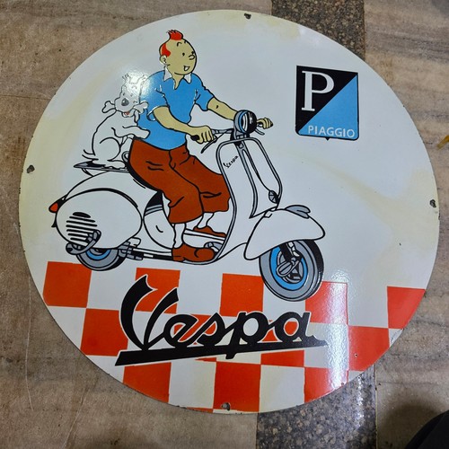 Insegna smaltata porcellana - insegna,