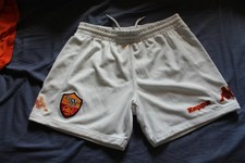 ROMA KAPPA MATCH WORN PANTS SHORT PANTALONCINI CALCIO BIANCHI 2008-2009 TOTTI