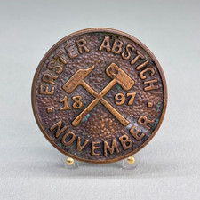 MEDAGLIA BRONZO ITALSIDER TRIESTE FERRIERA DI SERVOLA CENTENARIO 1897 - 1997