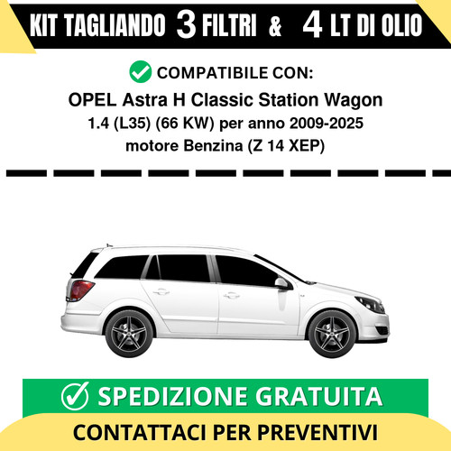 Tagliando per opel - tagliando, astra