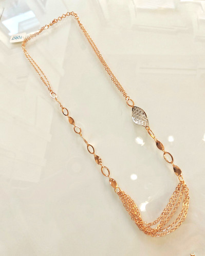 Collana lunga donna acciaio - collana,
