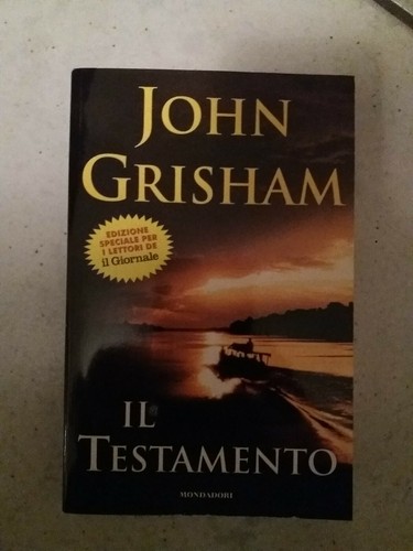 Vendo libro il testamento - "il, testamento"