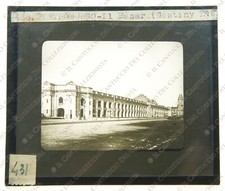 RUSSIA San Pietroburgo Gostiny Dvor 1890c vetro lanterna magica diapositiva foto