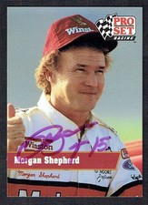 Morgan Shepherd #40 autografo