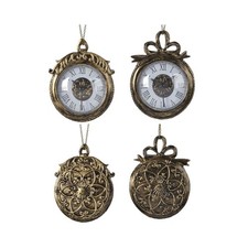 Pallina orologio con - gancio, in