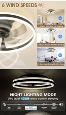 Ventilatore da soffitto led 50