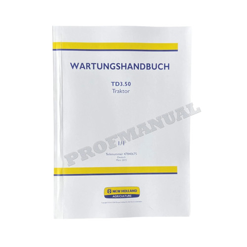 New holland td3 - holland, manuale