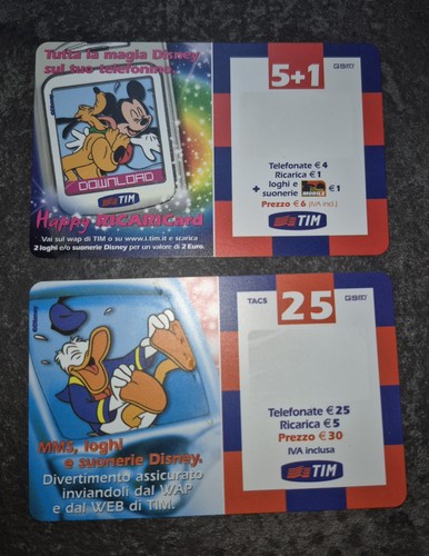 Coppia schede telefoniche - coppia,