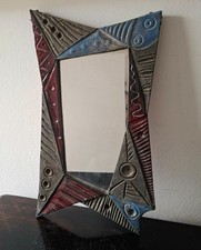 Specchio in ceramica vintage