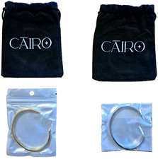 Set di 2 bracciali Cairo - colore oro e argento
