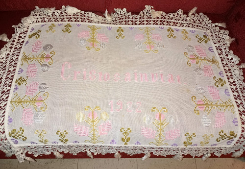 Antica tovaglia pasquale