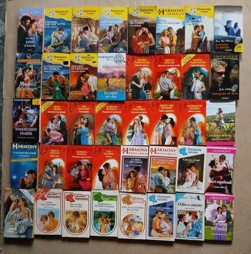 Lotto libri harmony - lotto, 40
