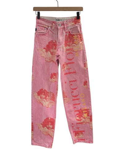 Jeans vintage fiorucci rosa - jeans,