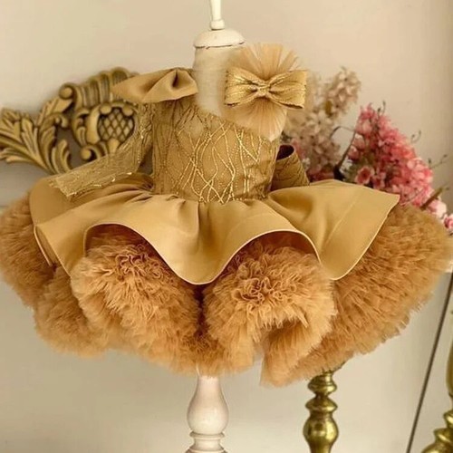Abito ragazza paillettes - da,
