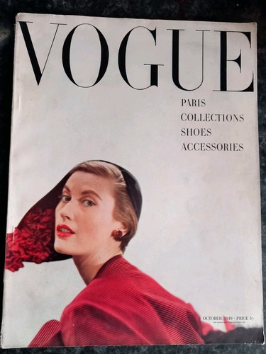 Vogue october 1949 scarce - ,
