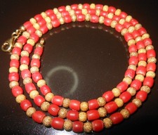 Importante collana corallo