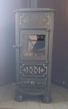 VENDO stufa a legna usata Castelmonte mod. Futura 03 cerchi potenza 8,1Kw