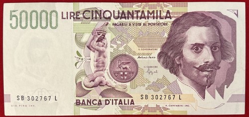 Italia 50000 lire 1992 116c - italia, p-116c