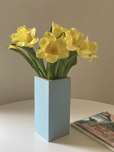 Vaso alto design cemento - vaso,