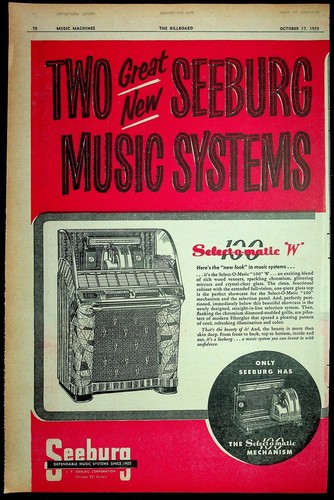 Seeburg select matic juke - o,