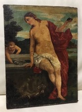 🌈  Antico dipinto olio su