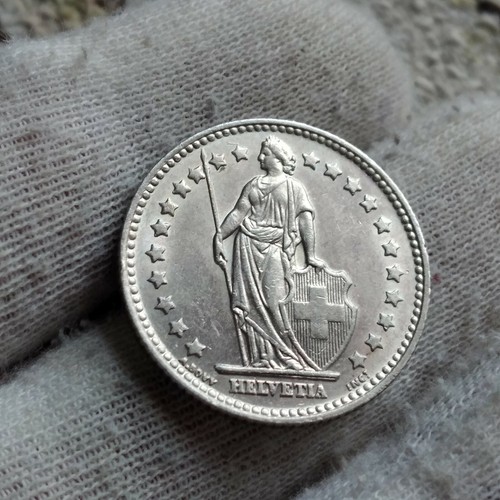 Svizzera franco 1953 argento - svizzera,