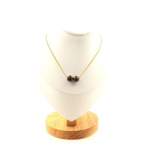 Collana perle bronzite - collana, mm