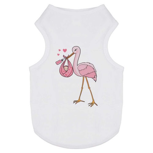 Shirt stork delivering baby - 'stork,