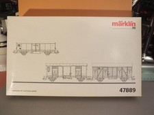 MARKLIN 47889 set 3 carri merci FS SERIE SPECIALE ottimo in scatola