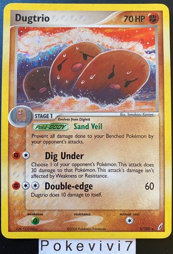 Carte pokemon dugtrio - dugtrio, /