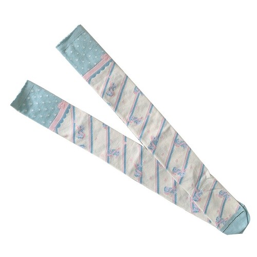 Calze righe bambina cotone - calze, a